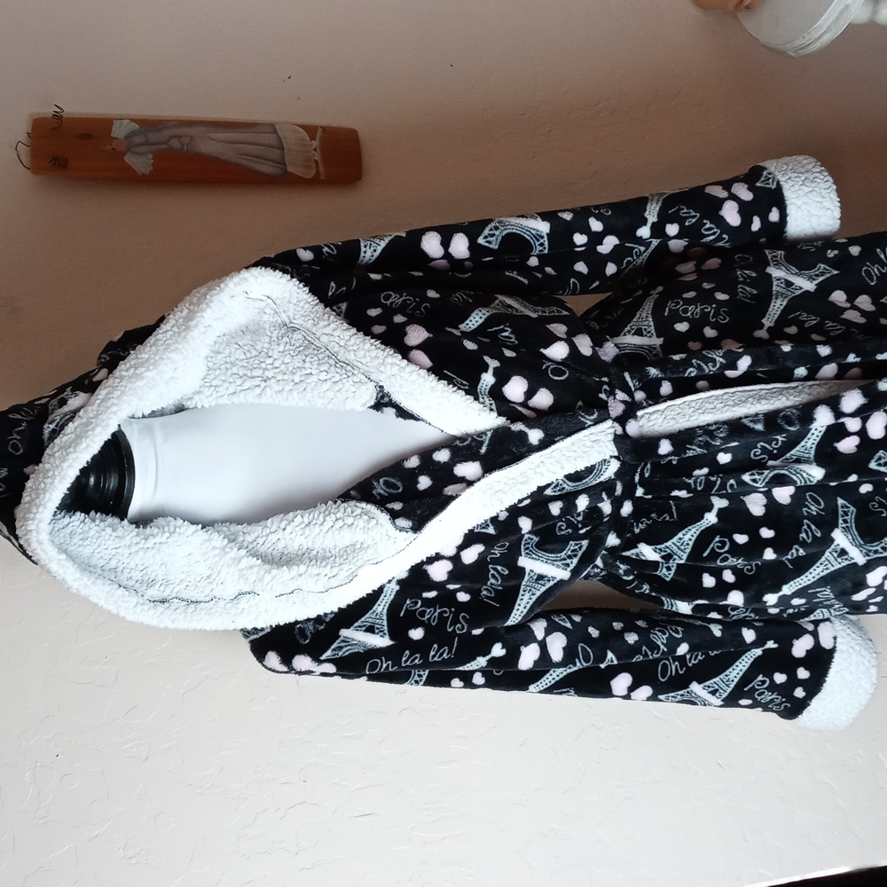 Em & Alfie Hooded Fleece Robe
